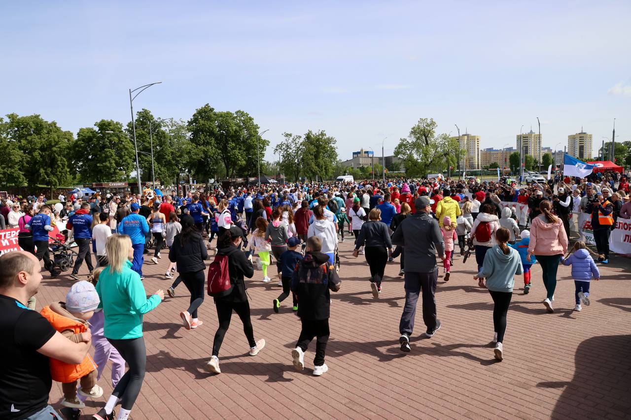Брестчане вышли на старт забега «Первых»