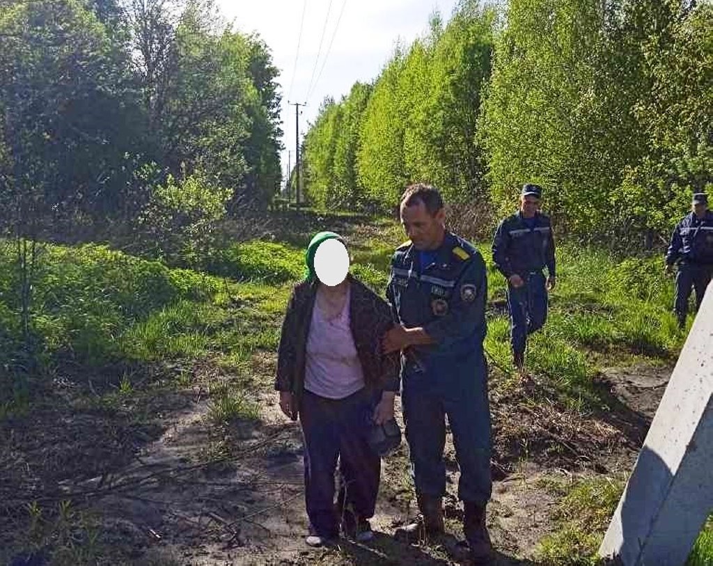 В Лунинецком районе потерялась женщина: ее нашли работники МЧС