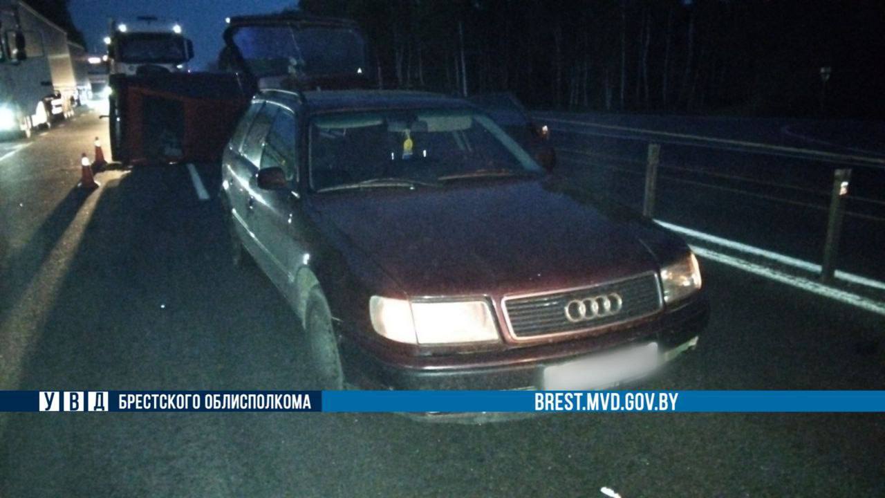 Подробности ДТП возле Бреста с участием буксируемого автомобиля