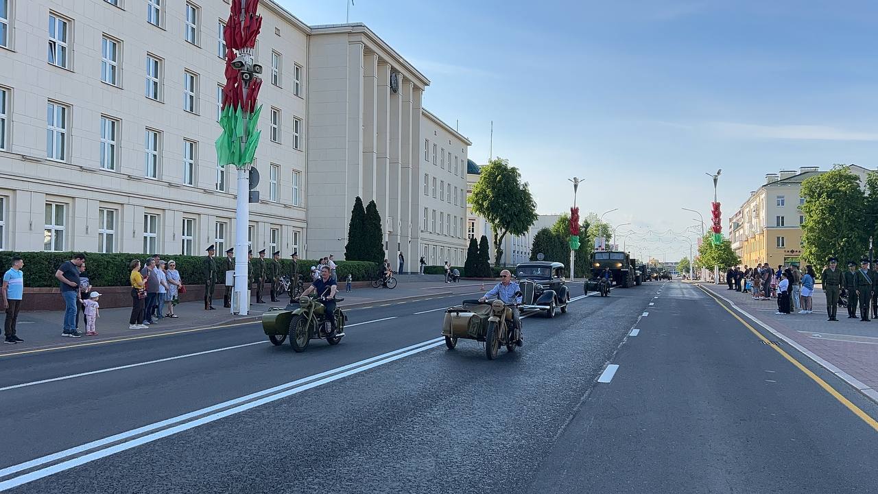 В Бресте проходит первая репетиция Парада Победы