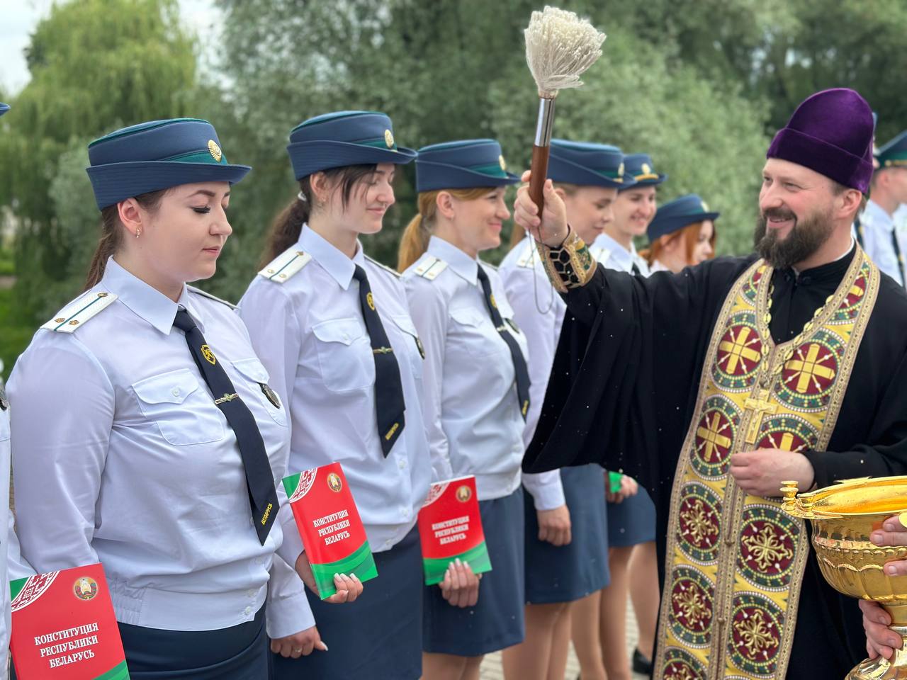 Более 20 новобранцев-таможенников приняли присягу в Брестской крепости