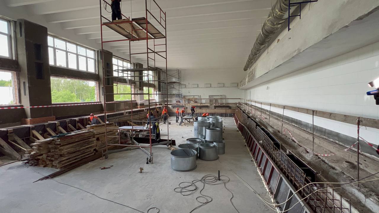 Выделено более 2 млн рублей. Как идет реконструкция бассейна в средней школе № 9 Бреста