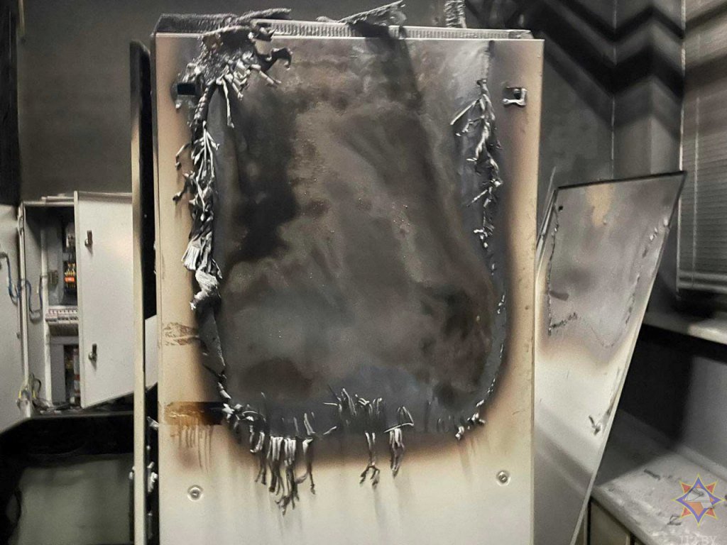 В Жабинковском районе произошел пожар в здании пункта управления