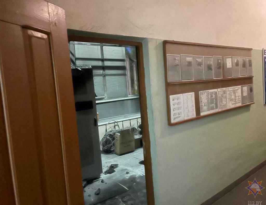 В Жабинковском районе произошел пожар в здании пункта управления