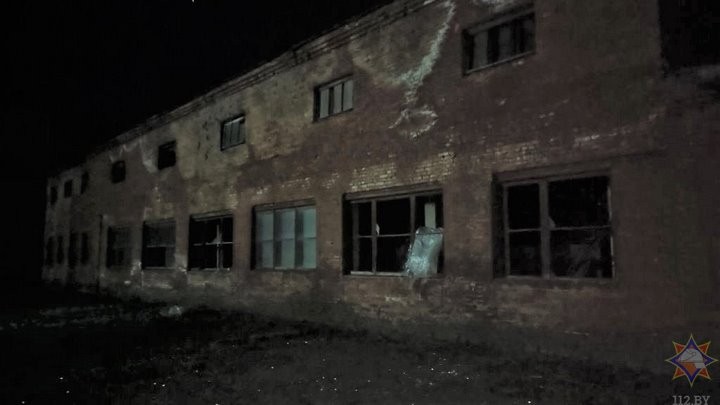 В Кобрине горел производственный цех