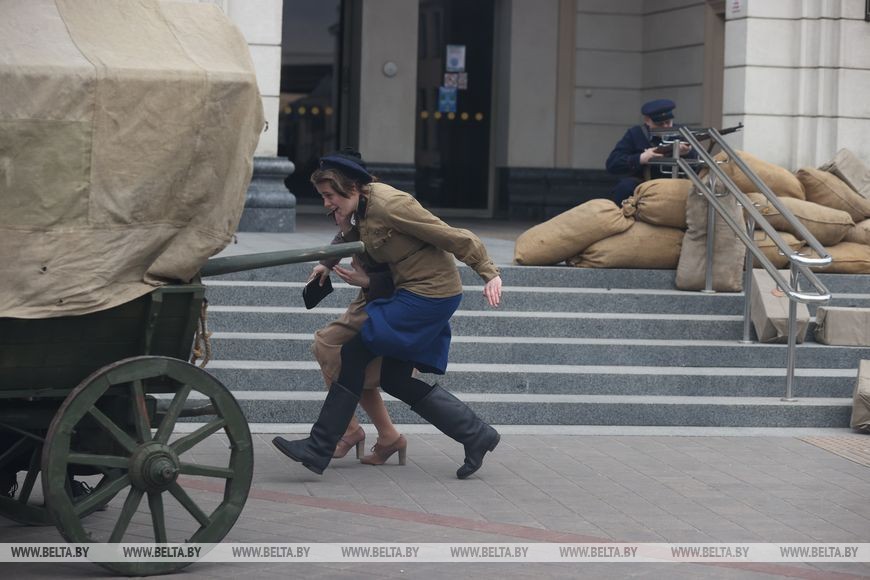 В Бресте реконструировали оборону ж/д вокзала и открыли мемориальную доску