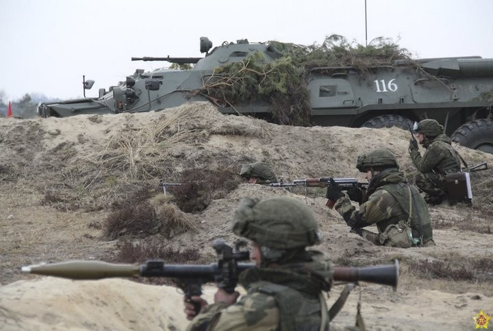 Учения на полигоне «Брестский»