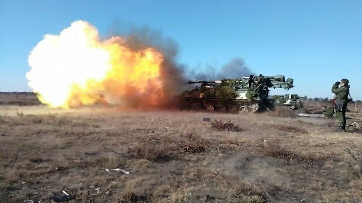 Минобороны: на полигоне «Брестский» проводятся контрольные занятия с боевыми стрельбами