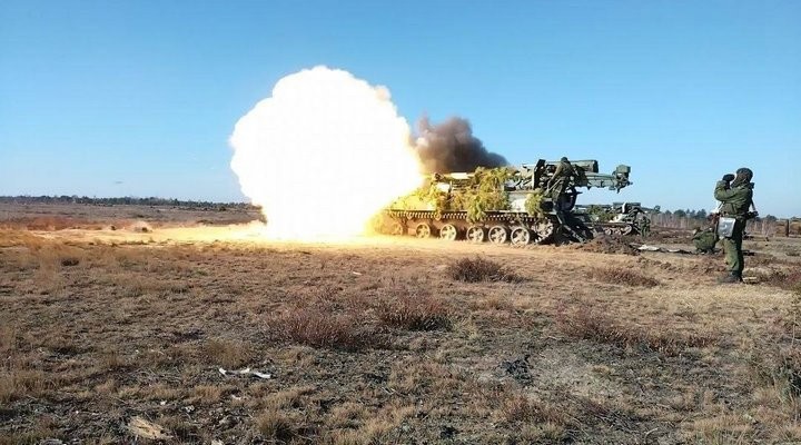 Минобороны: на полигоне «Брестский» проводятся контрольные занятия с боевыми стрельбами