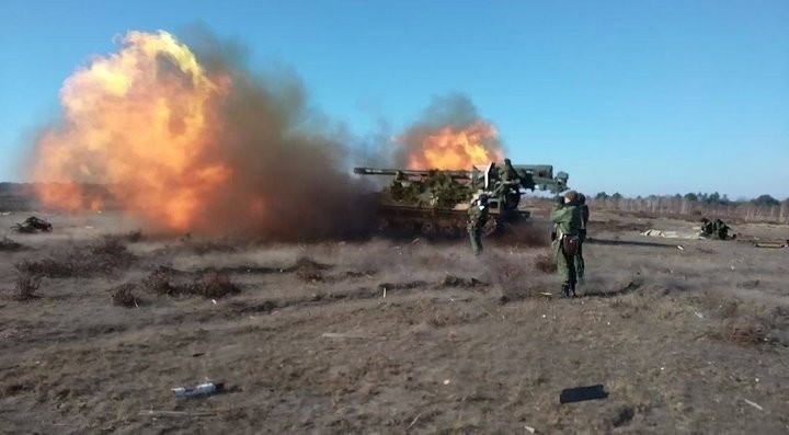 Минобороны: на полигоне «Брестский» проводятся контрольные занятия с боевыми стрельбами