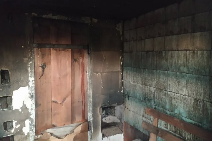 В Березе горела баня