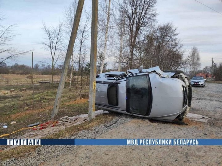 Автоледи пострадала в серьёзной аварии в Пинском районе