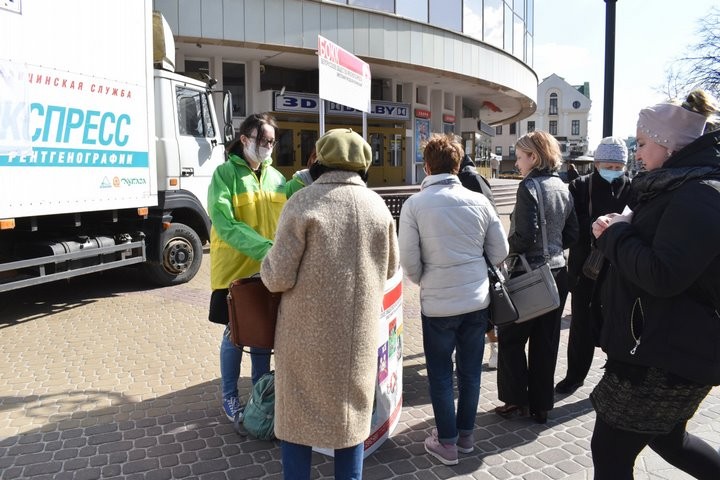 В Бресте в рамках Всемирного дня борьбы с туберкулезом можно было сделать рентгенографию