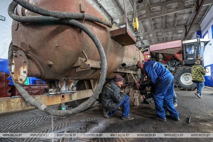Репортаж с посевной в Кобринском районе
