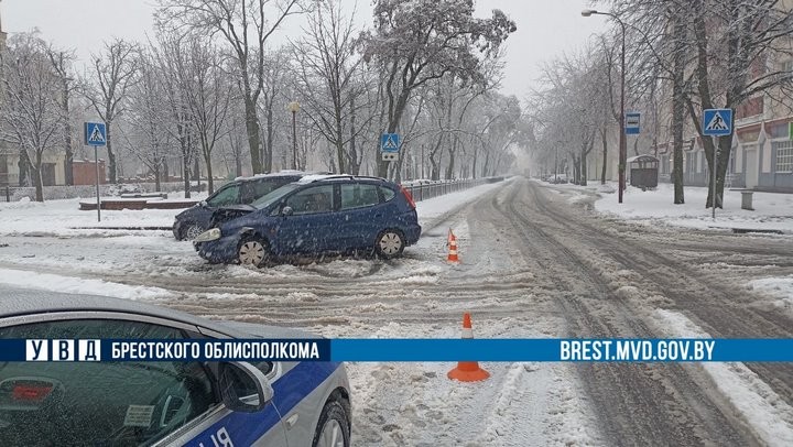 В Бресте две женщины попали в ДТП