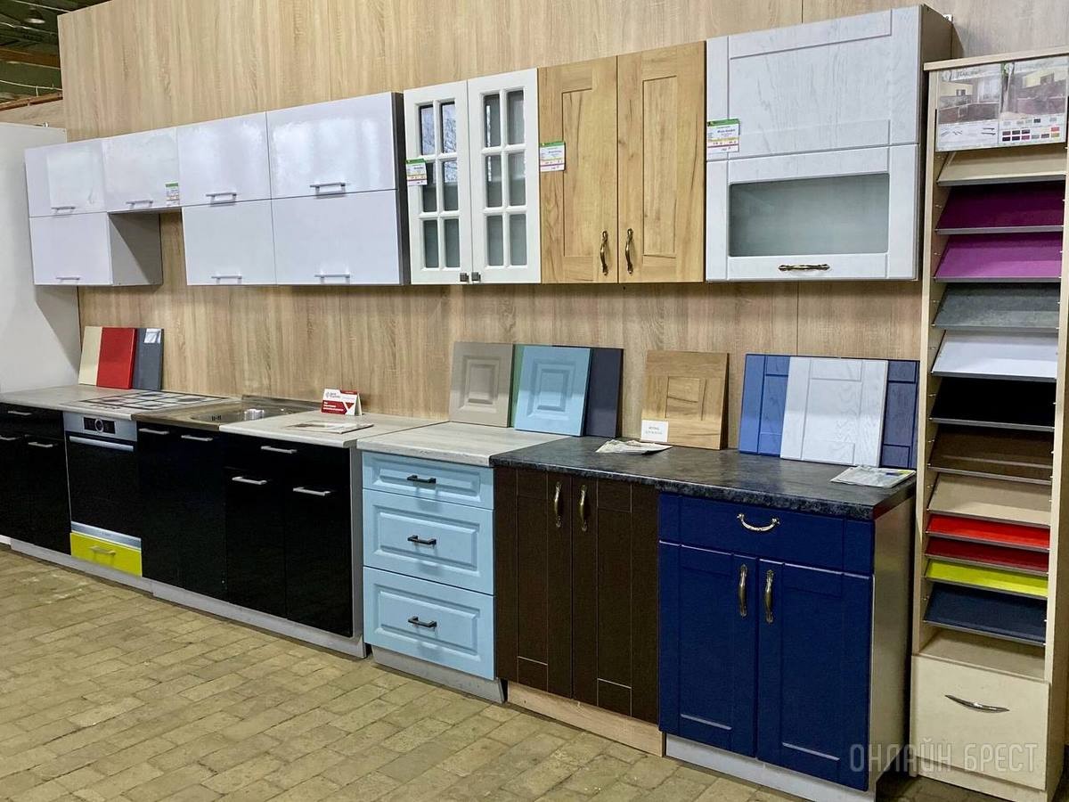 Современные кухни фабричного качества в «Конструктор.Бай»: бесплатный замер, бесплатный дизайн-проект, скидки