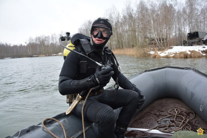 Инженерно-саперная рота проводит учения под Брестом