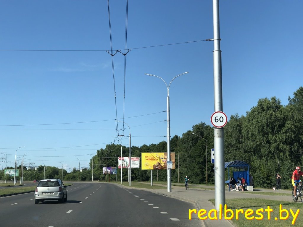 На проспекте Республики в Бресте вместо 80 теперь 60 км/ч