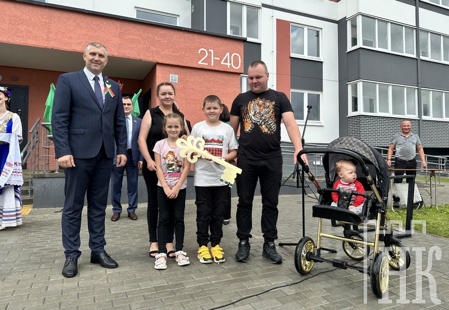 В Каменце открыт 60-квартирный дом