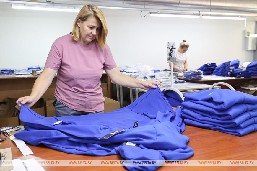 В Пинске шьют спортивную форму для белорусской команды на II Игры стран СНГ