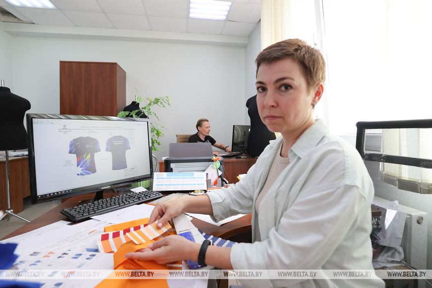 В Пинске шьют спортивную форму для белорусской команды на II Игры стран СНГ