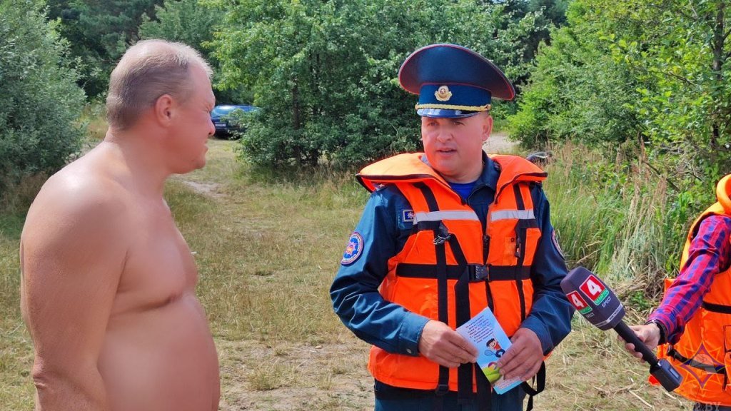 Под прицелом брестских спасателей любители рыбной ловли