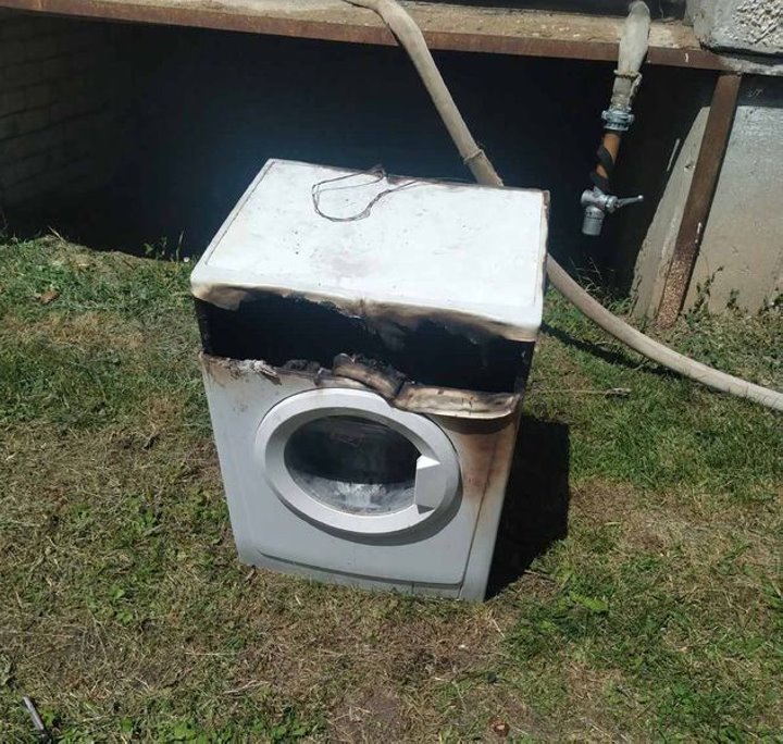 Жнщина едва не осталась без дома из-за стиральной машины 
