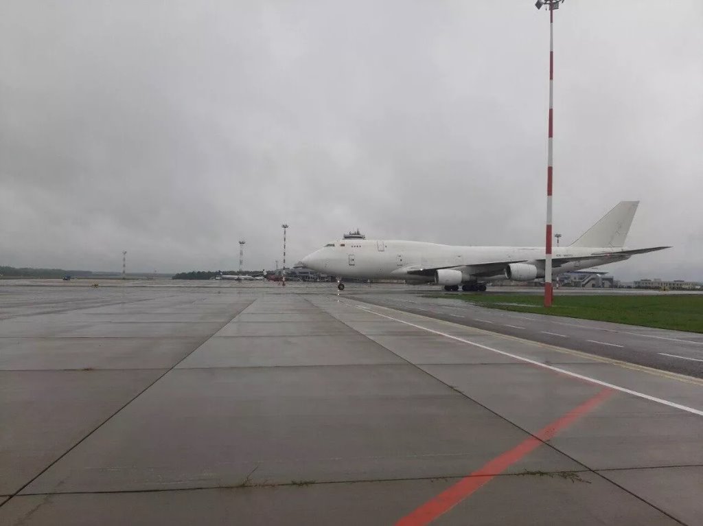 В аэропорту «Минск» приземлился самый большой самолет Беларуси