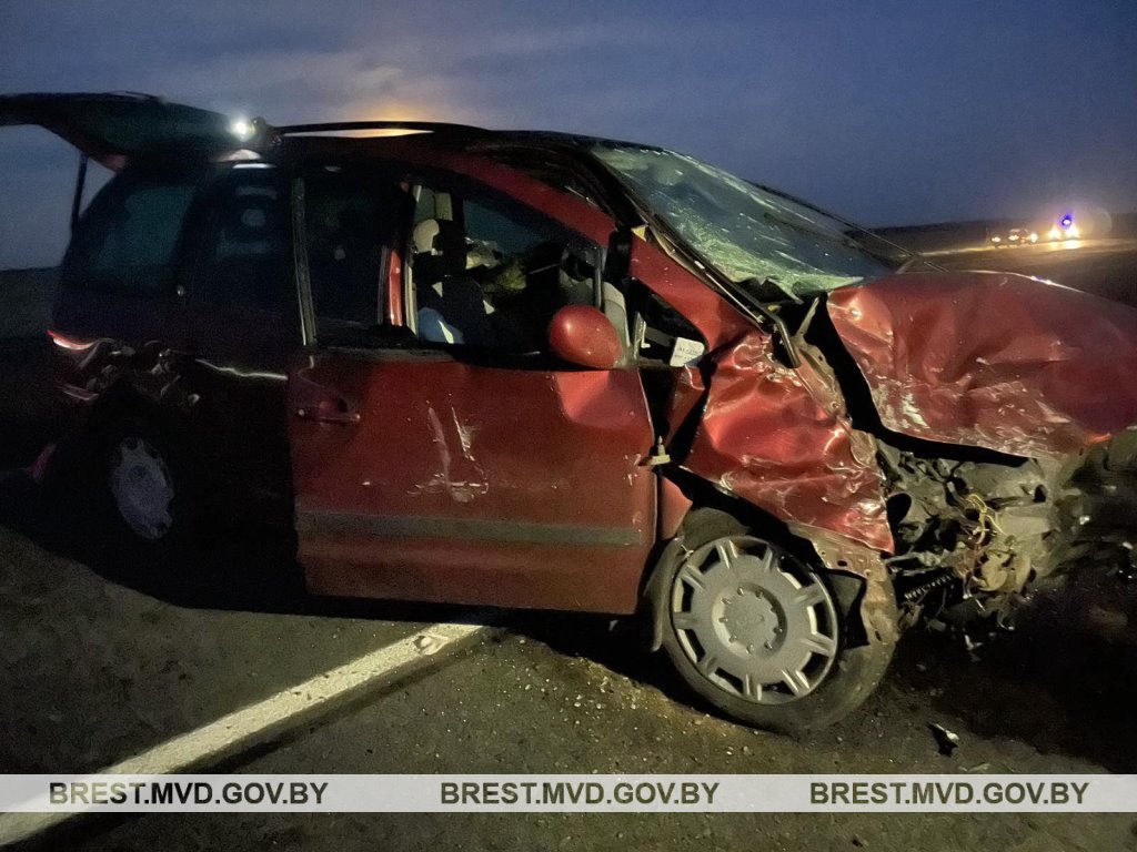 Решил развернуться. ДТП на М1 в Брестской области