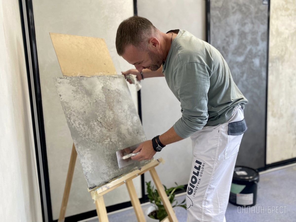 Это свежо и современно! Новый шоурум итальянской декоративной штукатурки и краски открылся в Бресте