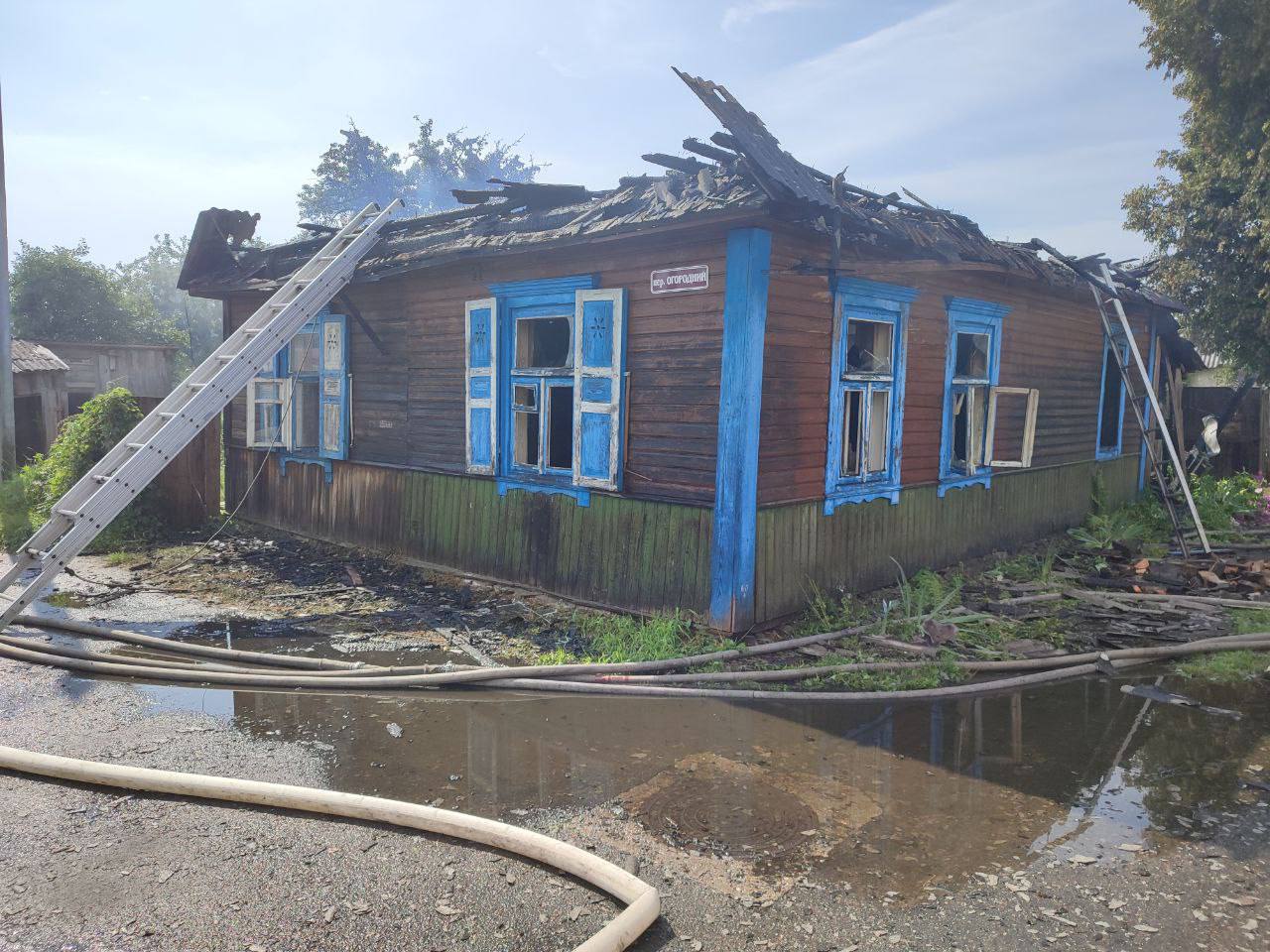 Сразу два пожара в Бытени (Ивацевичский район), один – со смертельным исходом