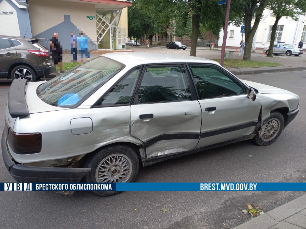 Подробности ДТП в Бресте на перекстке улиц Мицкевича-Карла Маркса