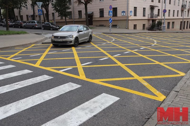 В Минске появился новый тип разметки. Что она обозначает?