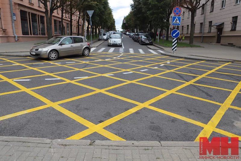 В Минске появился новый тип разметки. Что она обозначает?