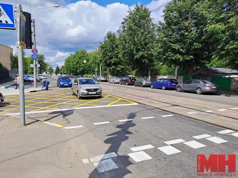 В Минске появился новый тип разметки. Что она обозначает?