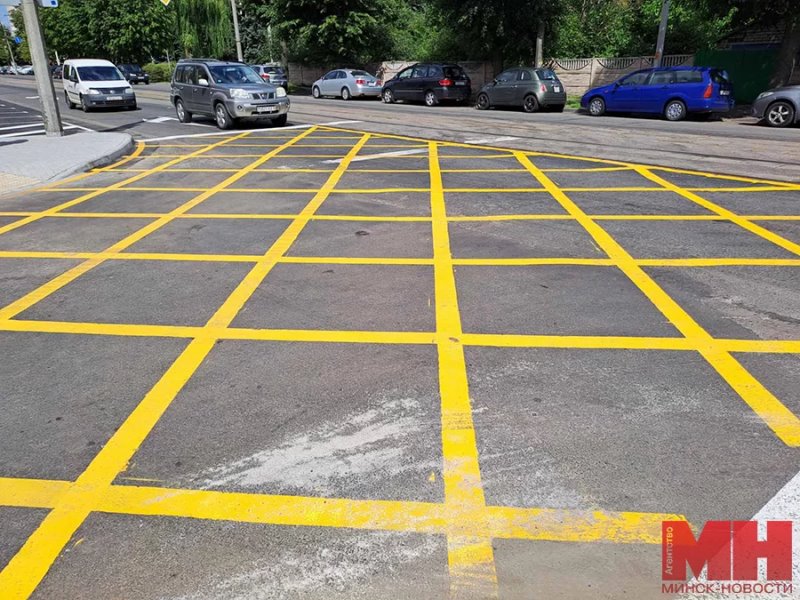 В Минске появился новый тип разметки. Что она обозначает?