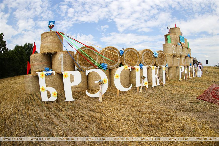 Брестский район собрал рекордный урожай зерновых