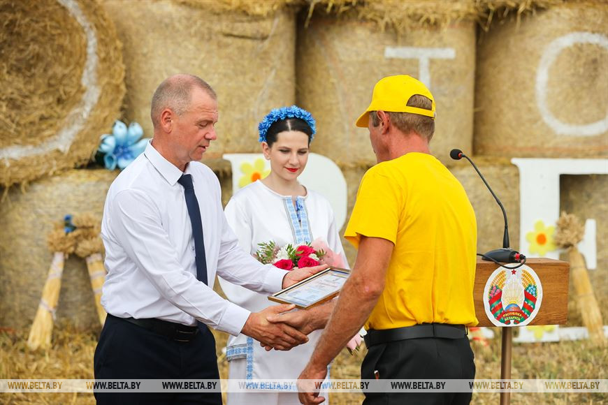 Брестский район собрал рекордный урожай зерновых