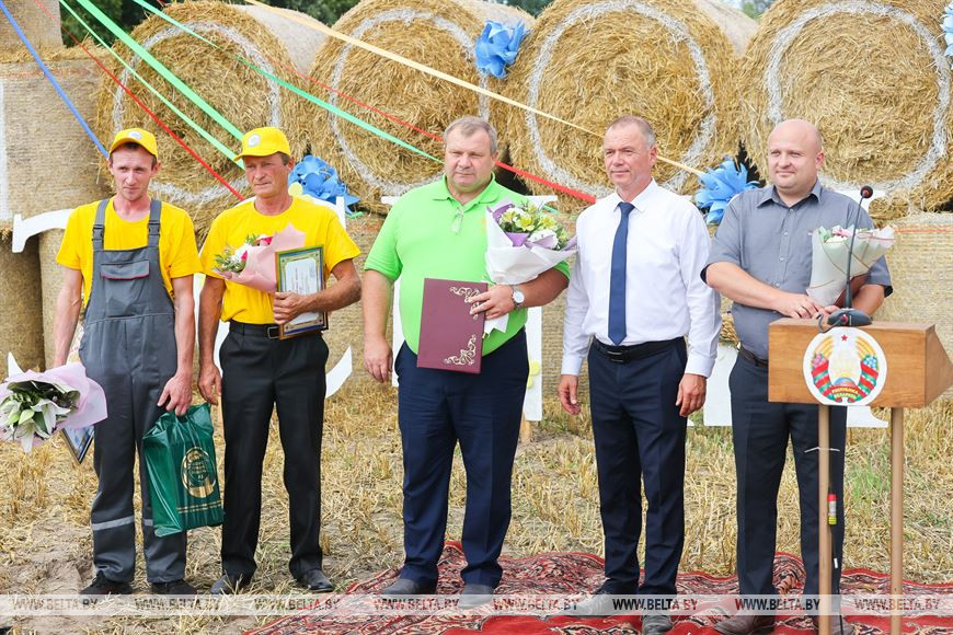 Брестский район собрал рекордный урожай зерновых