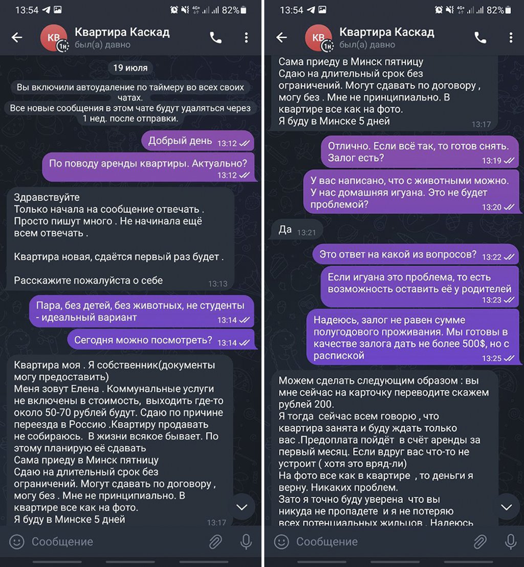 «У нас домашняя игуана, это не будет проблемой?» Белорус довел квартирных аферистов