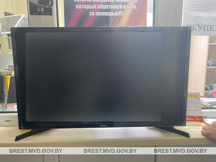 Пинчанин похитил телевизор у знакомого