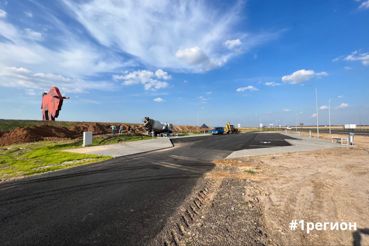 У одной из главных достопримечательностей Первого региона – зубра на границе Брестской и Минской областей оборудована парковка