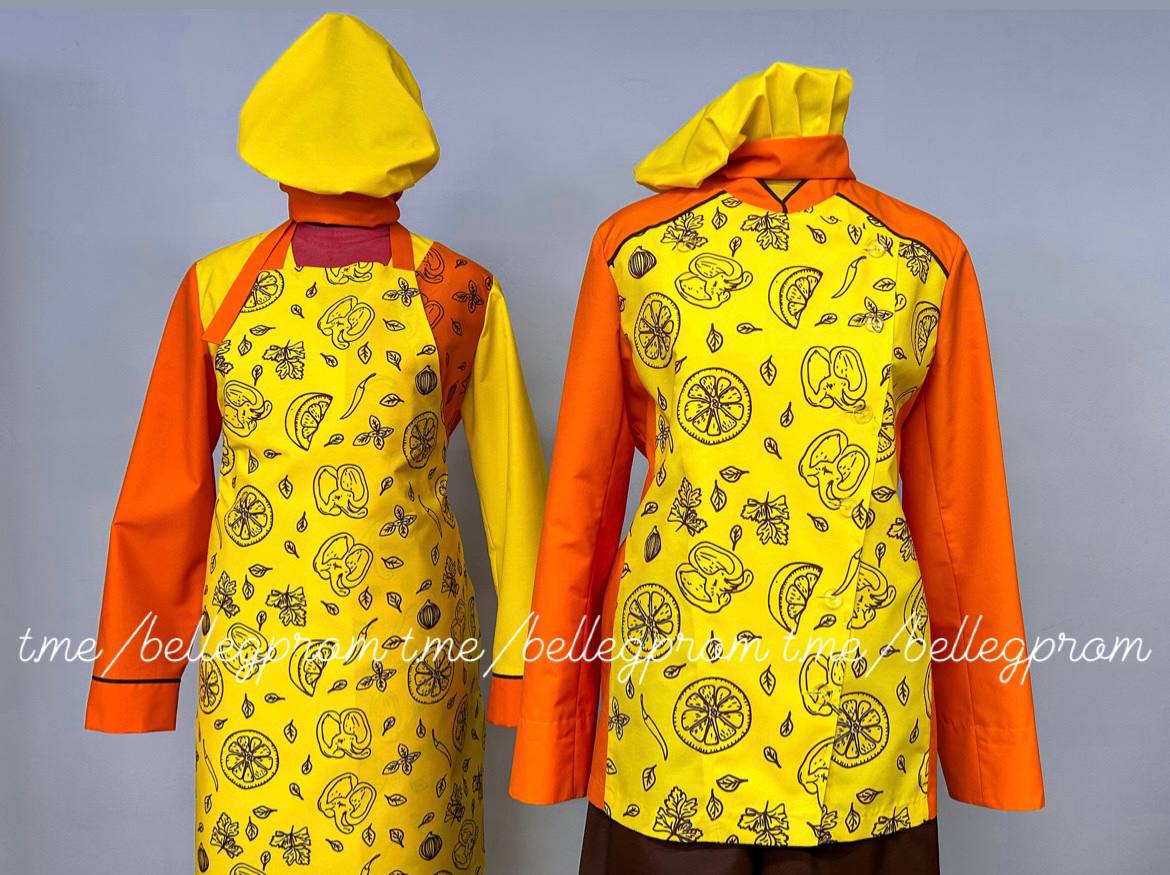 Ярко и красочно: Беллегпром представил форму школьных поваров