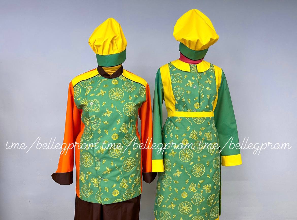 Ярко и красочно: Беллегпром представил форму школьных поваров