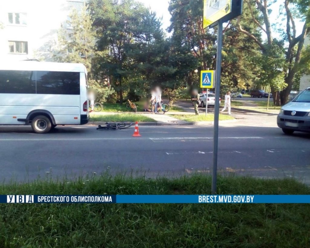 В Бресте сбили 10-летнего велосипедиста