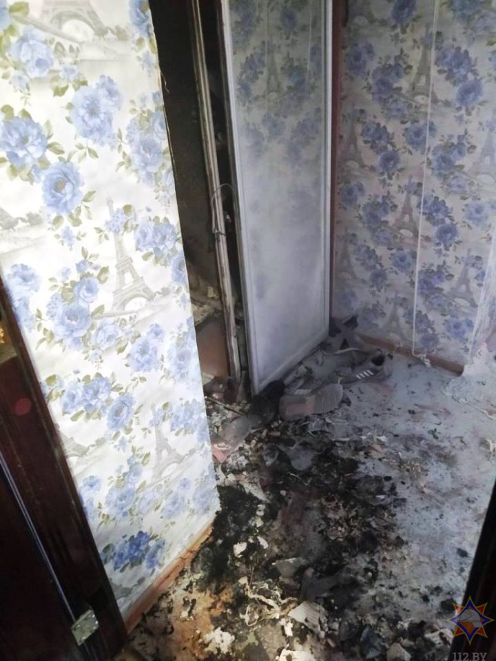 На пожаре в Бресте спасли четверых человек