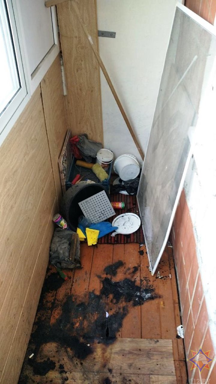 На пожаре в Бресте спасли четверых человек