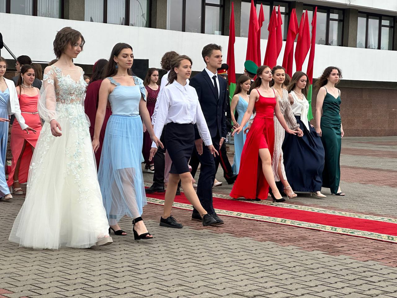 В Московском районе Бреста чествовали выпускников