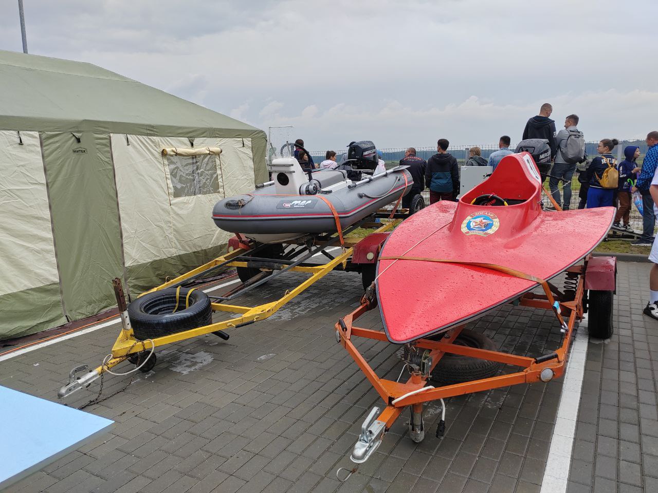 Торжественное открытие аэродрома под Брестом