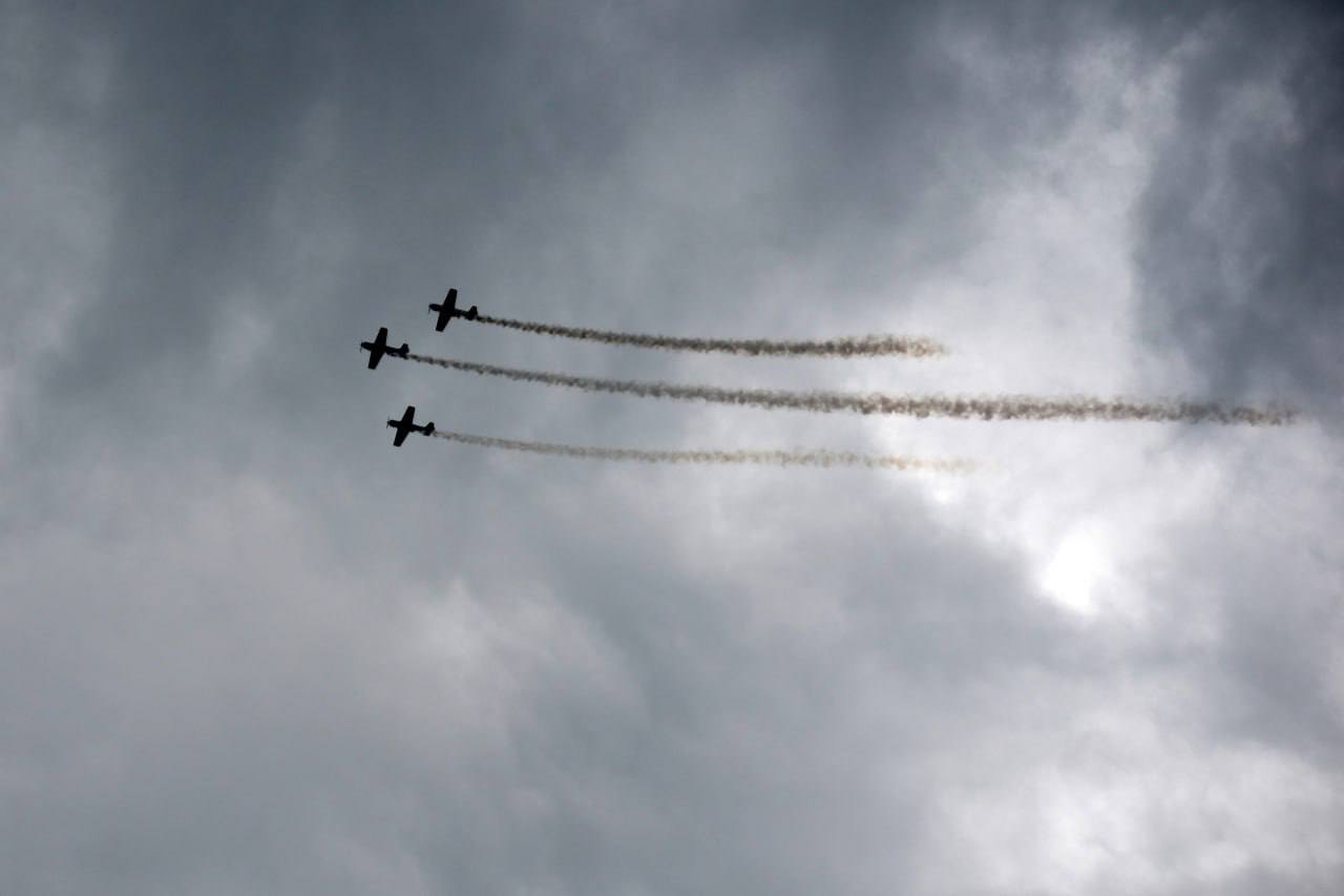 Торжественное открытие аэродрома под Брестом